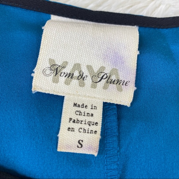 Nom de Plume Sleeveless Tunic Shift Dress Blue - Picture 9 of 9